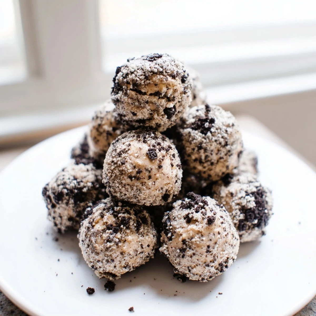 These tasty Cream Cheese Oreo Protein Balls offer a delightful cookie and cream flavor, ready in minutes.