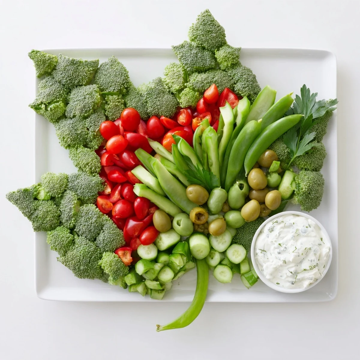 Holly Leaf Veggie Board #82