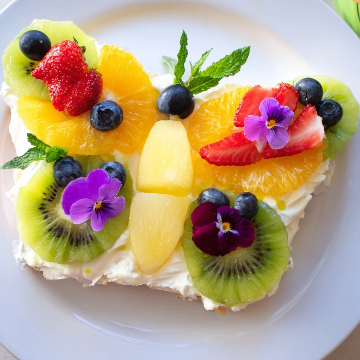 Butterfly Fruit Cream Cheese