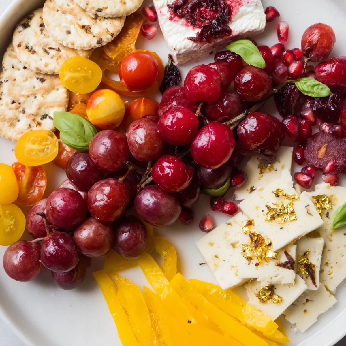 Crimson Gold Gala Platter