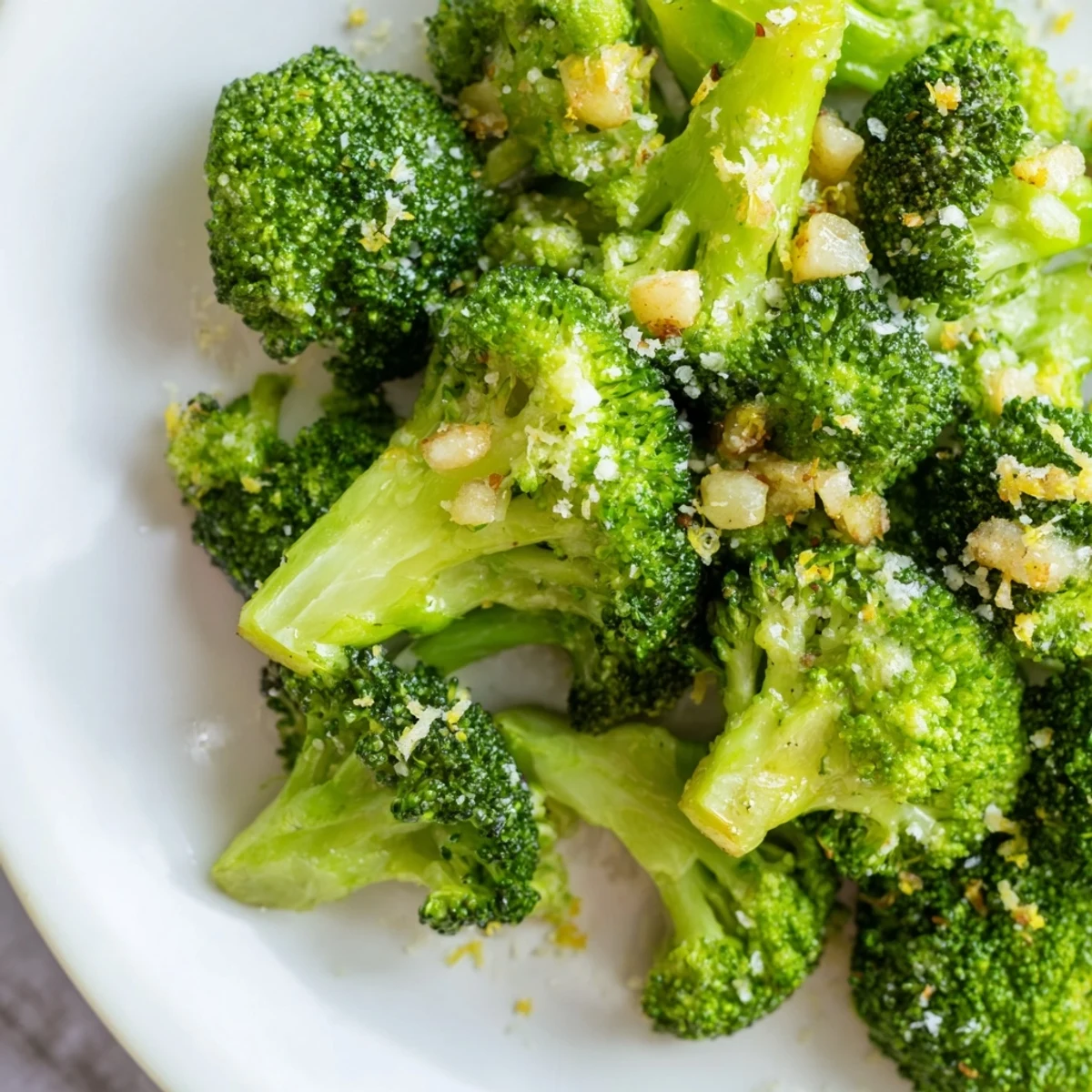 Sizzle and steam: savory Lemon Garlic Roasted Broccoli, perfectly roasted with garlic and olive oil.