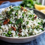 Spring Pea Mint Rice