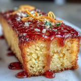 Blood Orange Polenta Cake