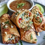 Crispy Spring Rolls With Peanut