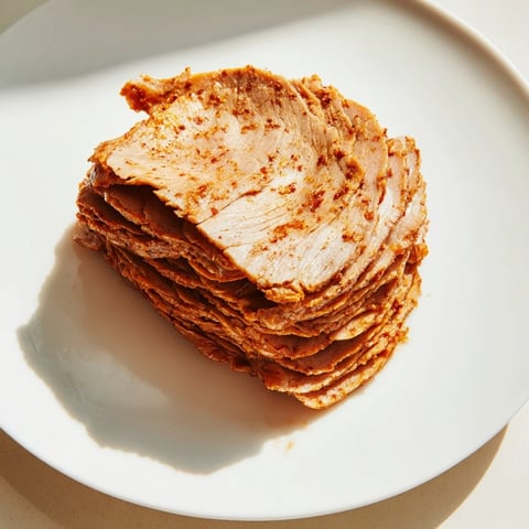 Sizzling Turkish Döner Meat, perfectly sliced, ready to be wrapped in warm pita with fresh vegetables.