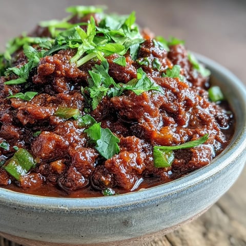 Fragrant Venison Keema Curry simmers with aromatic spices and tender ground meat in a rich tomato base. Finished with fresh cilantro and lemon wedges for a bright, zesty finish.