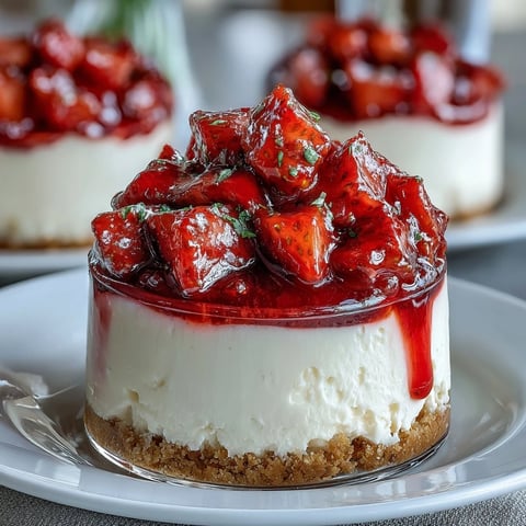 Decadent Valentines Day strawberry cheesecake cups with creamy filling, fresh berries, and buttery graham cracker crust in elegant serving glasses.
