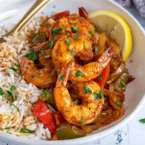 Spicy Cajun Shrimp and Rice