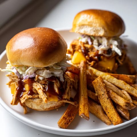 BBQ Chicken Sliders Fries #17