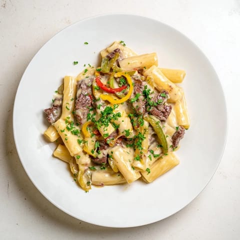 Philly Cheese Steak Pasta #19