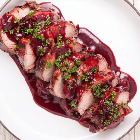 Tart Cherry Date Glazed Pork #36