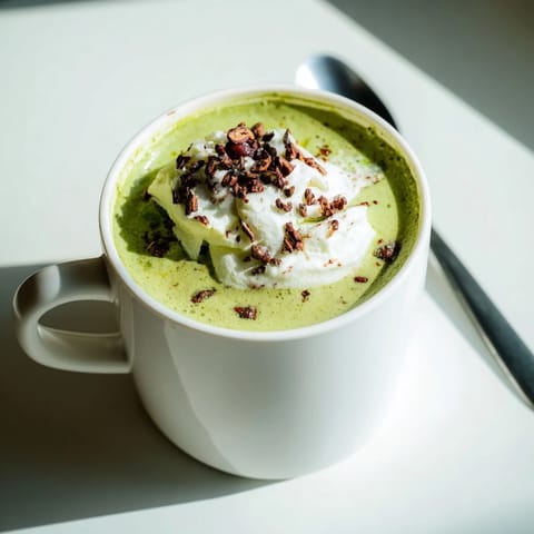 Collagen Peppermint Matcha Latte