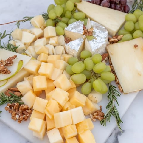 Gold Silver Cheese Board