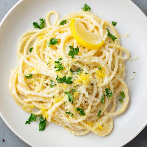 Lemon Garlic Greek Yogurt Pasta #170