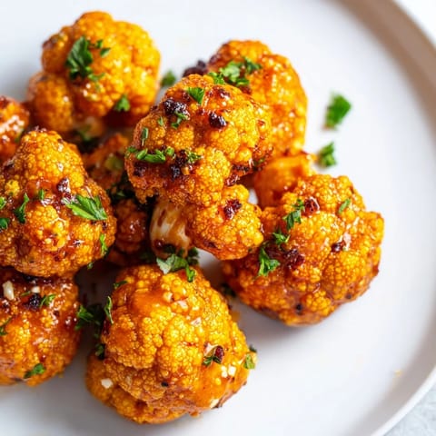 Buffalo Cauliflower Bites
