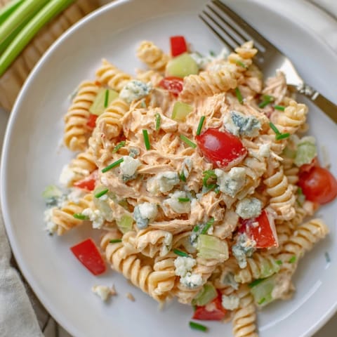 Buffalo Chicken Pasta Salad