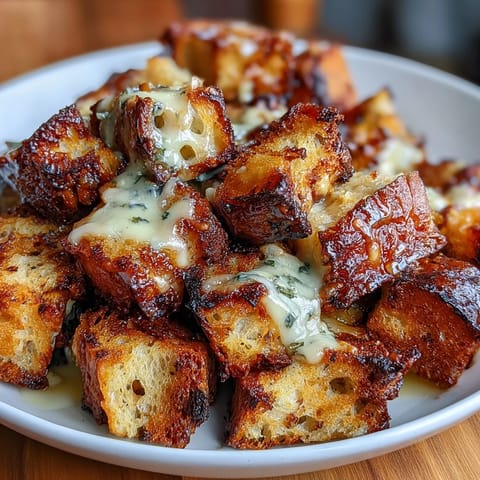 Sourdough Croutons French Onion
