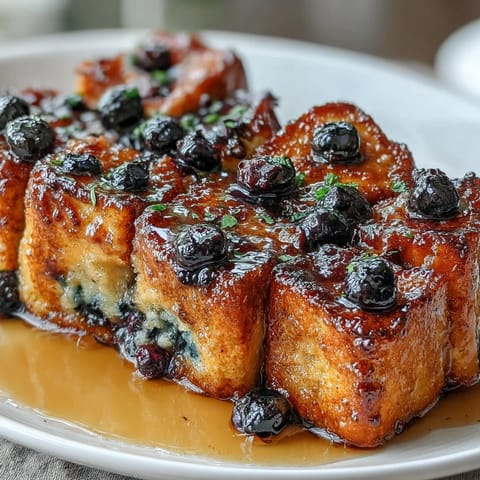 Lemon Blueberry Sourdough Toast