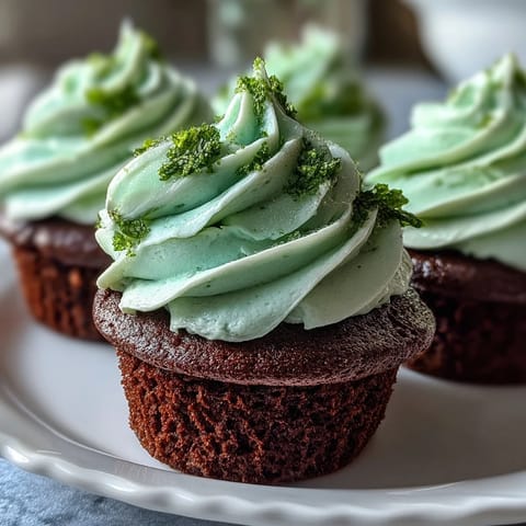 Green Velvet St Patricks Cupcakes