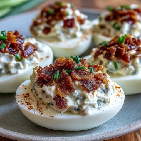 bacon ranch deviled eggs