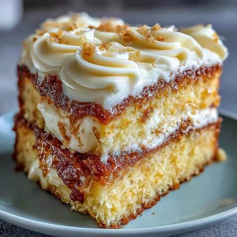 Gemini cake swirled with sunny yellow and creamy white, ready for frosting.