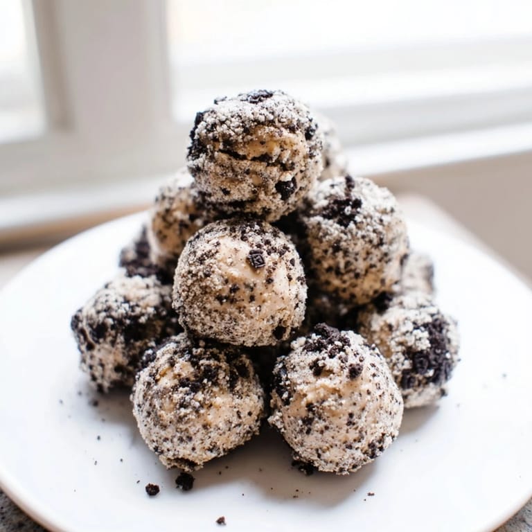 These tasty Cream Cheese Oreo Protein Balls offer a delightful cookie and cream flavor, ready in minutes.