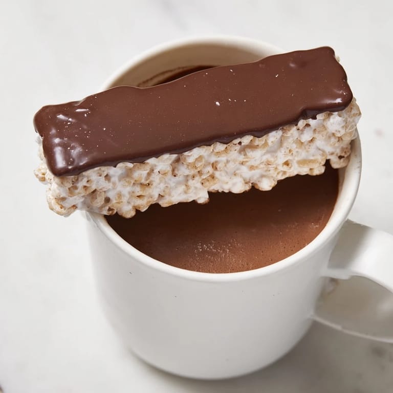 Rich, decadent hot chocolate with a delightful, fluffy Bear Marshmallow Bar, a perfect winter treat.