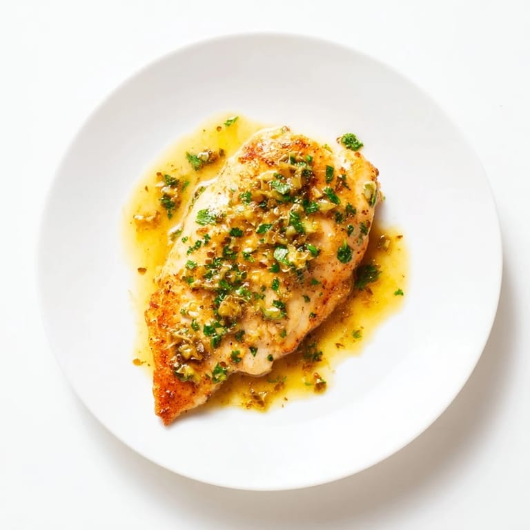 Sliced Lemon Pepper Chicken revealing juicy, tender meat, drizzled with vibrant lemon-pepper butter sauce.