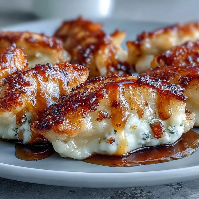 Soft and chewy Chīzu Imomochi appetizer served warm, perfect for a savory snack or party platter.