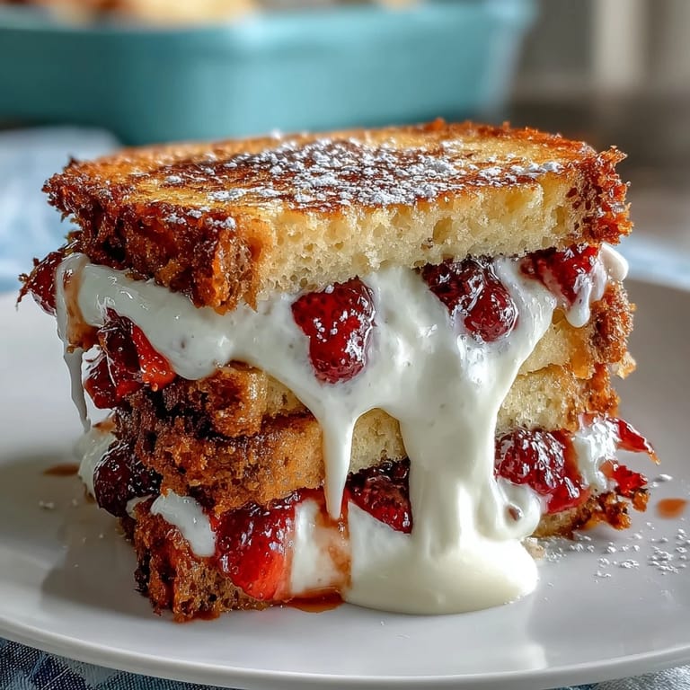 Soft, strawberry-studded cookies filled with rich vanilla cream, bringing classic shortcake flavors to handheld treats.