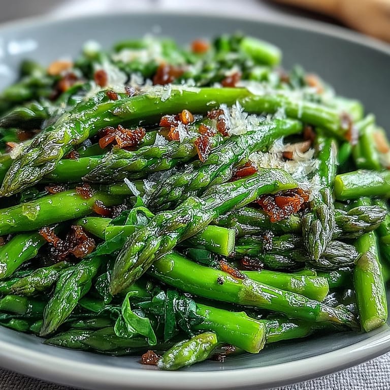 Light and elegant asparagus salad with lemon and Parmesan, perfect for a fresh Mediterranean-inspired appetizer.