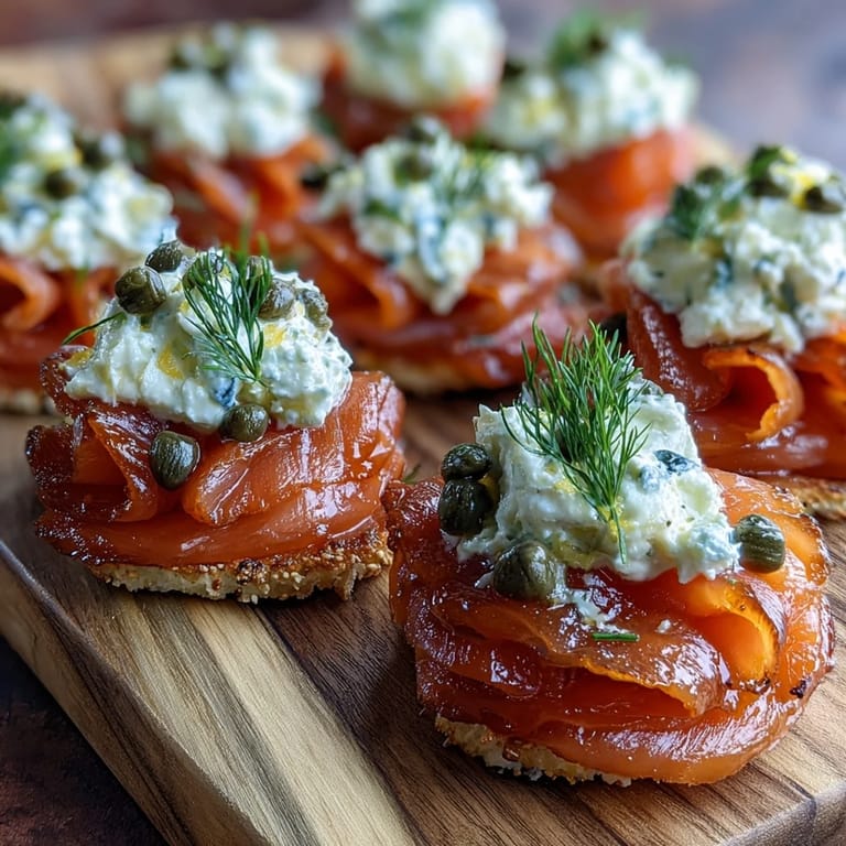 Impressive, colorful Smoked Salmon Bagel Board, ready for a festive family brunch.